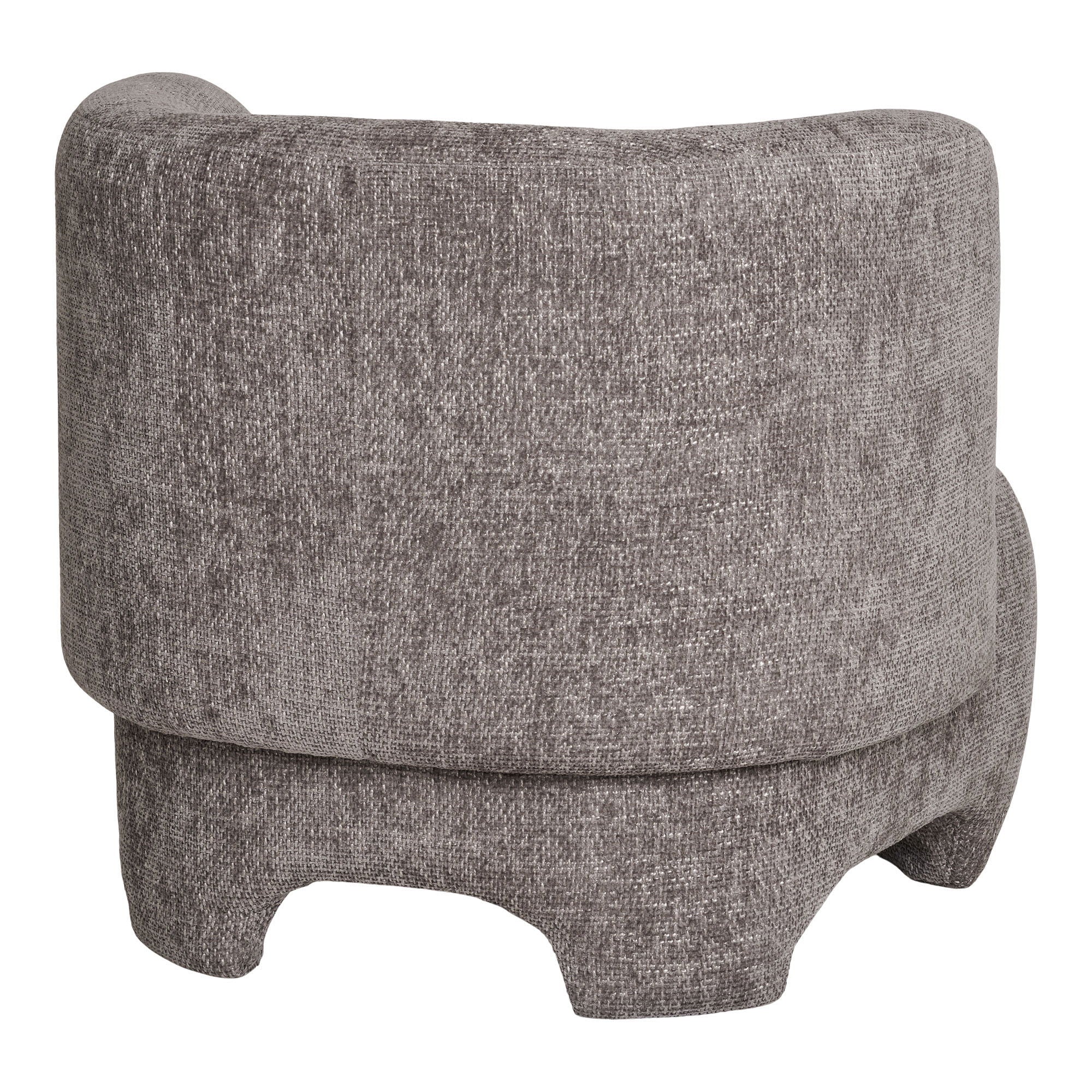 Nazare – Loungesessel in Grau, 79 × 77 × 72 cm